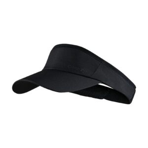Visera deportiva Craft Charge Visor negra con logo Craft